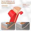 2 x Flexible Quarter Round Molding,Peel and Stick Rubber Quarter Round Trim Molding Self Adhesive Edge Trim for Floor, Waterproof Bendable Molding Trim for Wall Edge Corner Countertop, Beige, 157Inch