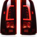 AUTOSAVER88 LED Tail Light Assembly Compatible with 03 04 05 06 2003-2006 Chevy Silverado 1500/1500HD/2500/2500HD, 2004-2006 Silverado 3500, 2007 Silverado Classic Rear Light - Pair