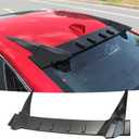 Rear Window Roof Spoiler Visor Wing Compatible with Honda Civic 2013-2015 9TH Sedan EX/EX-L/HF/LX/SE/Si R Style Gloss Black Exterior Accessories