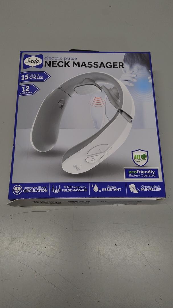 Sealy Electronic Pulse Neck Massager with 12 Pulse Modes