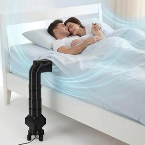 Bed Cooling System for Hot Sleepers, Quiet Under Sheets Bed Fan for Better Sleep,Fits Mattresses Up to 25.2" Tall, Night Sweats Relief, Single-Zone Mattress Cooling, Energy-Saving AC Alternative
