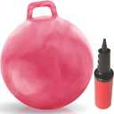 WALIKI Hopper Ball Toy for Girls 3 4 5 or 6 Years Old | Hippity Hop Ball | Jumping Hopping Ball | Cool Birthday Gift | Pink | 18"
