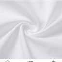 Alimens & Gentle Mens Linen Shirt Short Sleeve Casual Untucked Button Down Cotton Shirts Lightweight Beach Tops Summer (White, L)