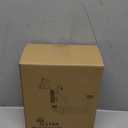 Coil Hose 25FT EVA Coil Garden Hose With 3/4'' Brass Connector Coiled Water Hose Lightweight And No Kink Includes 7 Patterns Spray Nozzle For Outdoors Lawn Watering Car Washing (Gray)