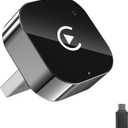 Wireless Carplay Adapter & Android Auto 2025 Upgrade Wired CarPlay to Wireless,2-in-1 Mini USB Design with Fast Stable Connection Car Play for Apple iOS 10+, Android 11+ Version (Black)