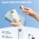 Gaiatop Mini Portable Handheld Fan, 4000mAh [15h Max Runtime] Personal Turbo Fans Pocket Size, High Speed 1-100 Adjustable Small Hand Fan, Outdoor Travel Concert Essentials, Gifts for Women Men, Pink