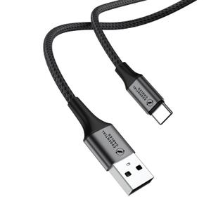 USB C Charger Cable 1m 3.1A Type C Cable Fast Charging, Braided USB A to USB-C Phone Charger Cable USBC for iPhone 16 15 Pro, Galaxy S25 S24 Ultra, Pixel 9, iPad Air, Switch, Steam