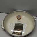 SENSARTE Ceramic Nonstick Frying Pan Skillet with Lid, 13.3 Inch Large Deep Frying Pan, 6 QT Sauté Pan, Induction Pan, Healthy Non Toxic Cooking Pan with Helper Handle, PFOA PFAS PTFE Free