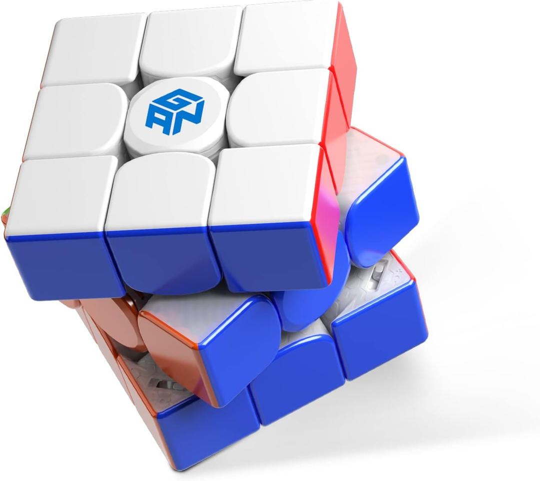 GAN 12 Maglev UV, 3x3 Stickerless Speed Cube Gans 56mm Magic Cube Puzzle Toys for Kids Teens Adults Holiday Stocking Stuffers Birthday Gifts, GAN Flagship(Primary Internal)