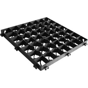 Titan Permeable Grass & Gravel Paver System - 100% Recycled Polypropylene, 186,383 lb/ft² Load Capacity, 1⁹⁄₁₆" Thickness, 27.8 sq.ft Coverage - 4-Pack 