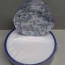 EI 60pcs Blue and White Floral Plastic Plates Fancy Blue Floral Disposable Heavy Duty,10.25inch Dinner Plate and 7.5inch Dessert Plate,Disposable Nice Plastic Plates for Party,Wedding(Value,Elegant )