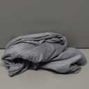 Pregnancy Pillow Replacement Cover Compatible with Momcozy Pillows, Removable and Washable U Shaped Smooth Maternity Pillow Cover, Soft Large Pillow Protector for Side, Gray (ONLY Pillowcase)