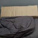 L LOVSOUL Goose Feather Down Fiber Comforter Queen Size, 100% Organic Cotton Fabric Duvet Insert,1200TC,750+Fill Power, Hotel Collection, All Season Grey Bedding Comforters with 8 Tabs