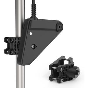 Adjustable Pole Clamp Transducer Mount Compatible with Lowrance Eagle Eye 9 - for 20-50mm Fits Round Pole , Easy Installation - Sturdy and Durable (Black)