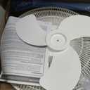 Lasko 2520 Oscillating Stand Fan,White 16 Inch