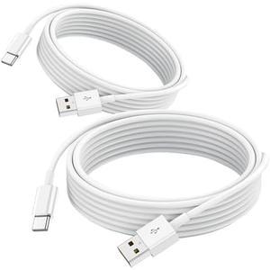 2 Pack iPhone 15 Car Carplay Cable USB A to USB C Charging Charger Cable iPhone 16E 16 15 Pro Max Plus Data Cord for TV 4K Remote 3rd Generation, iPad Pro 12.9 11 inch, iPad Air 5 4 Mini 6 USB Type C