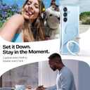 TORRAS Ostand Slim Magnetic Stand for Samsung Galaxy S26+ Plus Case 6.7" [Non-Yellowing] [Fit for MagSafe] [Open-Edge Design] Adjustable Kickstand Protective Case for Galaxy S26 Plus Case, Clear