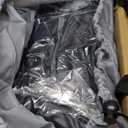 KNZZO Queen Air Mattress with Built-in Pump, 18" Top Inflatable Mattress with Waterproof Flocking Fabric, Three-Minute Quick-Inflatable Bed. Portable Blow Up Mattress for Home, Outdoor and Guests (Blue)