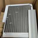GE Window Air Conditioner Unit, 5,000 BTU for Small Rooms up to 150 sq ft. with Manual Adjustable Fan and Cooling Settings, Perfect for Small Bedroom or Living Room, Easy Install Kit Included, White