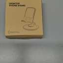 Lamicall Adjustable Phone Stand for Desk - 360 Rotating Foldable Cell Phone Holder Desktop Portable Cellphone Stand, Office Desk Accessories for iPhone 16 15 14 13 Pro Max, 4-10 Smartphones, iPad