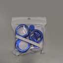 for Honda Civic Accessories 2026 2025 2022-2024 for CRV 2026 2025 2024 2023 for Acura Integra 2025 2024 2023 Hazard Light, AC Knob Cover, Air Vent, Radio, Push Start Button Cover Ring 11Pcs (Blue) (9-inch screen)