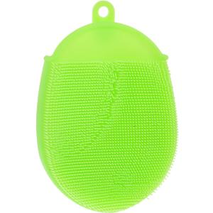 Silicone Scrubbers Shower Scrub Glove Spa Massage Bath Mitt Shower Body Skin Massager Exfoliating Scrubbers Dead Skin Remover Brush Body Brush Gloves Bath Brush Green