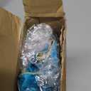 Soulchen Velvet Large Christmas Tree Topper Bow 12.6 x 118 Inch Lighted up Double Side Velvet Christmas Bow with 4 x 3 Yards Ribbon Streamers for Holiday Xmas Tree Party Decoration(Turquoise)