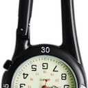 Amyto Clip On Outdoor Quartz Watches Carabiner Watches Come with Extra Battery