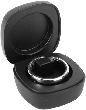 Yunir Smart Fitness Ring, Color Screen IP68 Stainless Steel Sports Ring with Touch Control &, for Sports Swimming Cycling (#10)