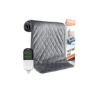 33''x17'' Extra Large Heating Pad for Back&Cramps Relief, XL Electric Heating Pads for Neck Shoulder Pain Relief Heat Pad Upgraded 6 Heat Settings, 4 Timer Options Auto ShutOff Machine Washable Grey