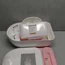 2-in-1 Toddler Potty Training Toilet - Larger Potty Chair & Detachable Training Seat for Boys & Girls Ages 1-3 with Flushing Sound, Wipes Storage, Toilet Paper Holder - Pink