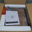 Furologee TV Stand with 4 Drawers, 43 Inch Entertainment Center with Open Shelves, Media Console Table for 50" TV, Television Stand for Bedroom, Living Room/Rustic Brown