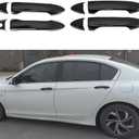 AOKIO Glossy Black Exterior Door Handle Cover Trim for Honda Accord Sedan Accessories 2013 2014 2015 2016 2017 Without Smart Keyhole