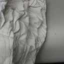 CozyLux Queen Comforter Set White Seersucker 7 Pieces Bed in a Bag Queen Comforter Set with Sheets, Luxury Soft Bedding Set with Down Alternative Comforter, Sheets, Pillowcases & Shams for All Seasons