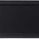 5-83-5 Obon Tray, Long Hand Furnace Bon, Ginsaiuchi Black, Black, 12.0 x 8.5 x 0.5 inches (30.2 x 21.7 x 1.2 cm), ABS (Silver Colored Inner Black)
