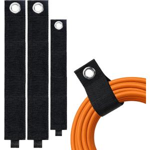 3-Pack Heavy-Duty Extension Cord Holder, Two Sizes, Durable Nylon Cable Organizer Straps for Hanging CablesCords, Hoses, RopesTools and Outdoor Organization