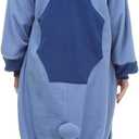 MAJ&COS Animal Onesies Adult Pajamas Halloween Cosplay Costume Unisex Onesie for Women Men (Blue, XL)