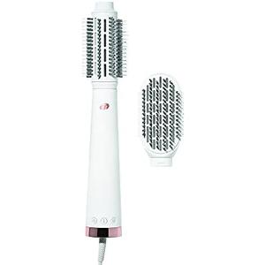 "T3 AireBrush Duo Interchangeable Hot Air Blow Dry Brush with Two Attachments � Includes 15 Heat and Speed Combinations, T3 IonFlow Technology, Volume Booster Switch, Lock-in Cool Shot"