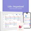 10.1 Smart Digital Calendar - Interactive Touch Screen, HD Display, Wall Mountable Family Organizer with Chore Chart, To-Do Lists & App Sync for Home & Office, Warm Motherss Day Gift, Gift for Her