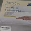 Twin XL Size Quilted Fitted Mattress Pad, Waterproof Breathable Cooling Mattress Protector, Stretches up to 21 Inches Deep Pocket Hollow Cotton Alternative Filling Noiseless Mattress Cover