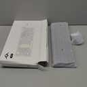 Wireless Keyboard and Mouse, 2.4G Retro Typewriter Keyboard and Mouse Combo, Cute Round Keypads for Computer Windows Laptop, Detachable Home Office Keyboard Plug and Play, Navy Blue 