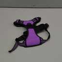 rabbitgoo Dog Harness, No-Pull Pet Harness with 2 Leash Clips, Adjustable Soft Padded Dog Vest, Reflective No-Choke Pet Oxford Vest with Easy Control Handle for Large Dogs, Purple, L