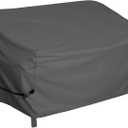 Porch Shield Patio 3-Seater Sofa Cover - Waterproof Outdoor Couch Deep Seat Sofa Cover 86W x 38D x 35H inch, Black