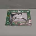 Qiwog Merry Christmas Picture Frame, Winter Holiday Decorations Holiday Gifts, Santa Theme Photo Frame Signs, Wooden Tabletop Photo Frame With Stand, Christmas Frame Gifts for Family Friends-C07