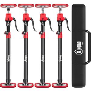 XINQIAO Cabinet Jacks for Installing Cabinets, Heavy Duty Third Hand Tools Adjustable Support Pole from 23.6 IN to 45.3 IN, 4 PCS