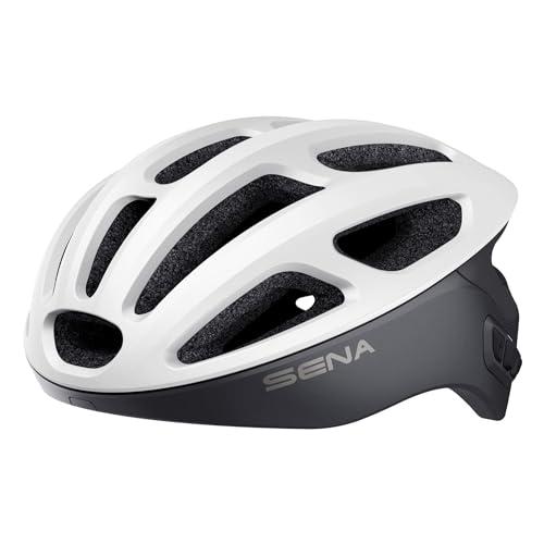 Sena R1 Smart Cycling Helmet (Matte White, Medium)
