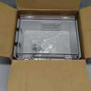 ABS Electrical Junction Box, Ventilated Design, Cable Grommets, IP65 Waterproof Enclosure, Indoor/Outdoor Use with Mounting Panel. (Clear Cover, 8.7"x6.7"x4.3")