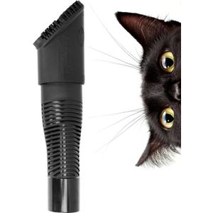 FUR-EEL PRO 2.0 Combo Pet Hair Removal Tool for Car Detailing | Universal Vacuum Attachment for Dog & Cat Hair | Fits 1-1/4" & 1-3/8" Hoses | Replaceable Soft Rubber Head | Washable & Reusable