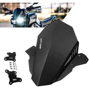 Motorcycle Windshield CNC Aluminum Windscreen Motorbike Deflector for MT09 MT-09 FZ09 FZ-09 2017 2018 2019 2020