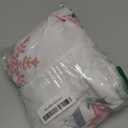 Christmas Kitchen Curtains 3 Piece Set Pink Snowman Window Curtains and Valance Set Xmas Curtain Swag for Kitchen Bedroom Living Room Decor, 60 x 36 Valance, 36 x 30 Tier